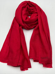 Regular Cashmere Scarf (Red) RCS31
